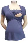 Nursing Top Opening - Pull Down with Underlayer Nursing Top Opening - Pull Down with Underlayer